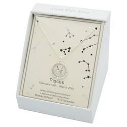 City Gems Pisces Mother Of Pearl Pendant Necklace