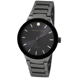 Geoffrey Beene Mens Black & Grey Bracelet Watch
