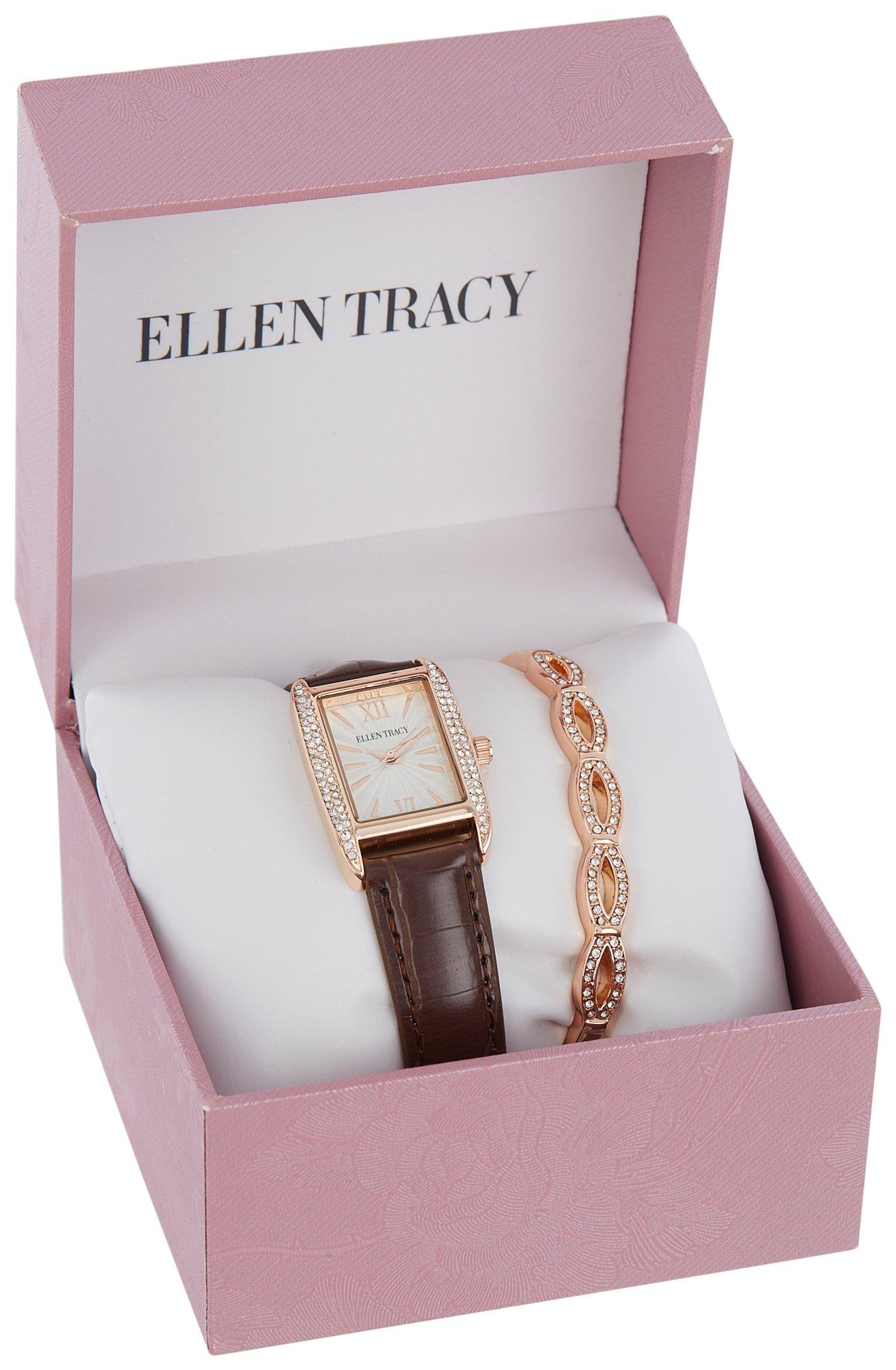 Ellen tracy watch hot sale with bracelet