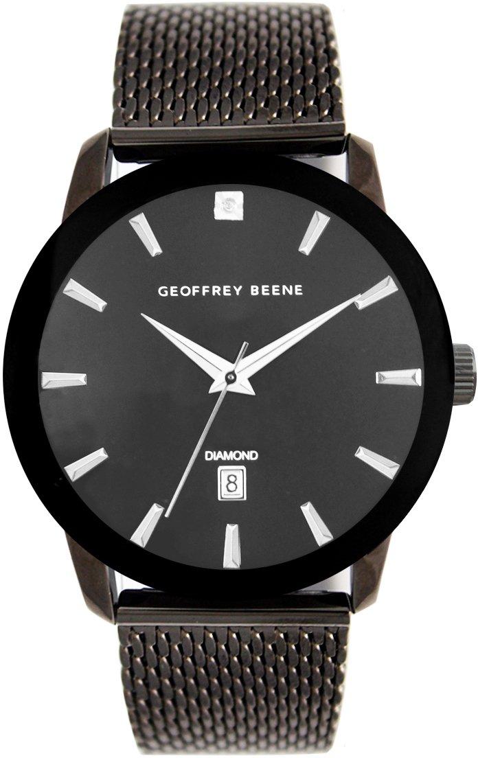 Mens Genuine Diamond Woven Link Watch
