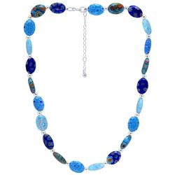 Glass Millefiori Medium Bead Necklace