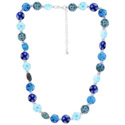 Bunulu Glass Millefiori Multi Bead Necklace