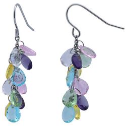 Piper & Taylor Glass Bead Cluster Dangle Earrings
