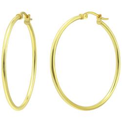 30 mm Shiny Hoop Earrings