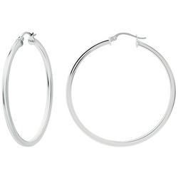 40 mm Shiny Hoop Earrings