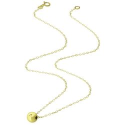 Piper & Taylor Sphere Pendant Chain Link Necklace