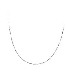 Piper & Taylor Silver Tone Box Beaded Chain Necklace