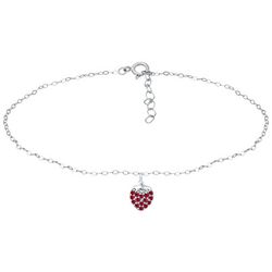 Piper & Taylor 9 In. Strawberry Chain Anklet With Extender