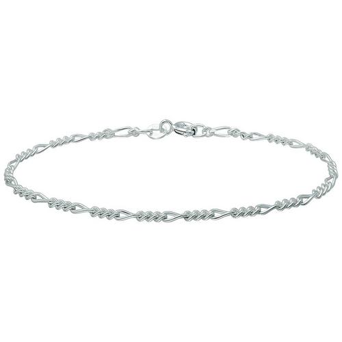 Piper & Taylor Silver Tone Linked Chain Bracelet