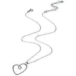 Piper & Taylor 16 In. Open Heart Necklace