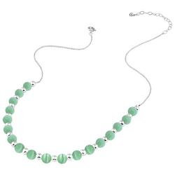 16 In. Glass Bead Frontal Necklace