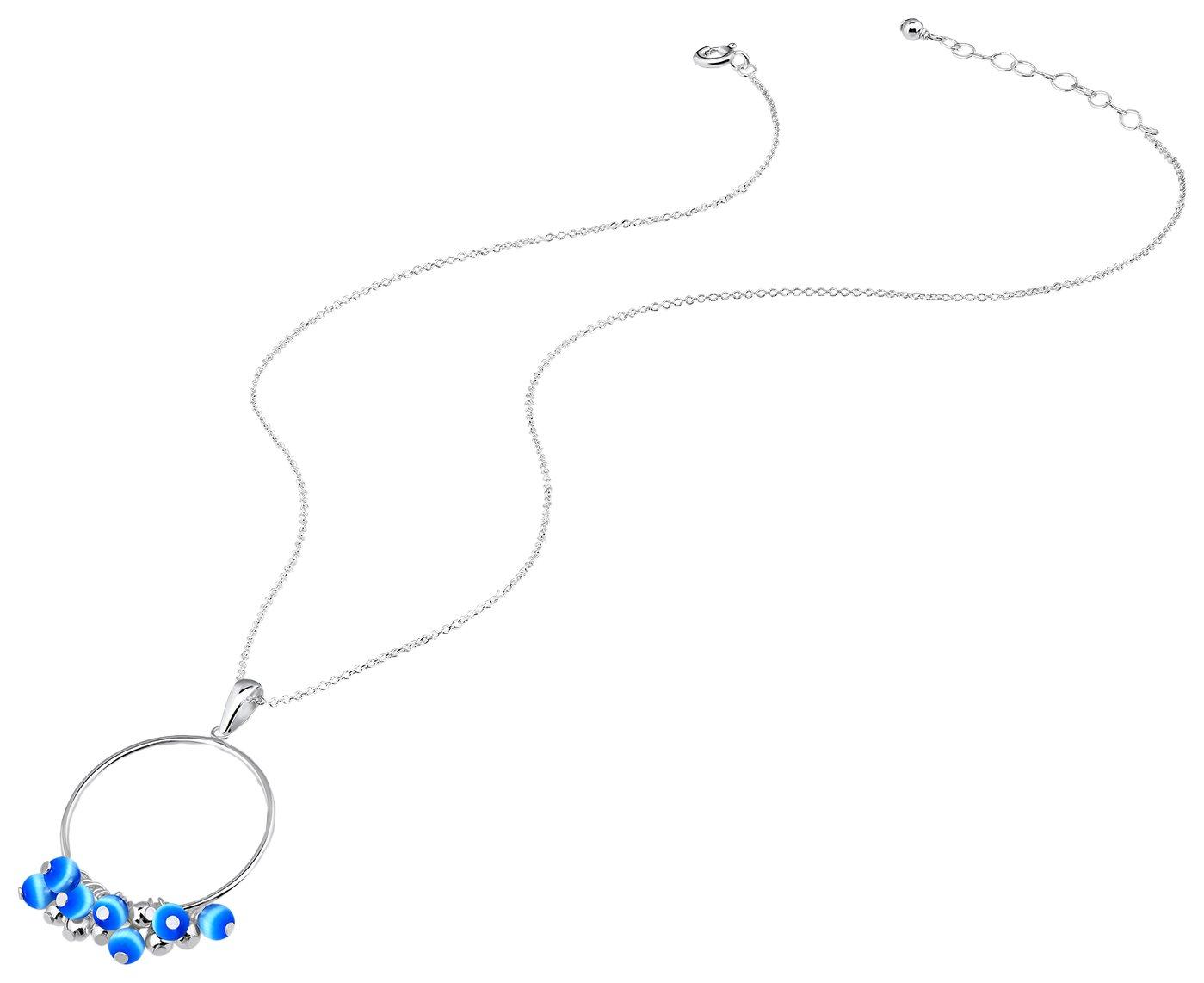 Bunulu Beaded Open Circle Chain Necklace