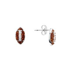 Piper & Taylor Pave Football Stud Earrings