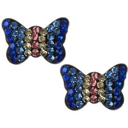 Piper & Taylor .5 In. Pave Butterfly Stud Earrings