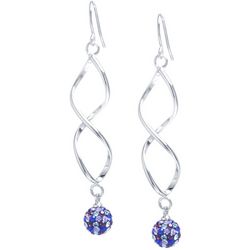 Piper & Taylor Twisted Bead Dangle Earrings