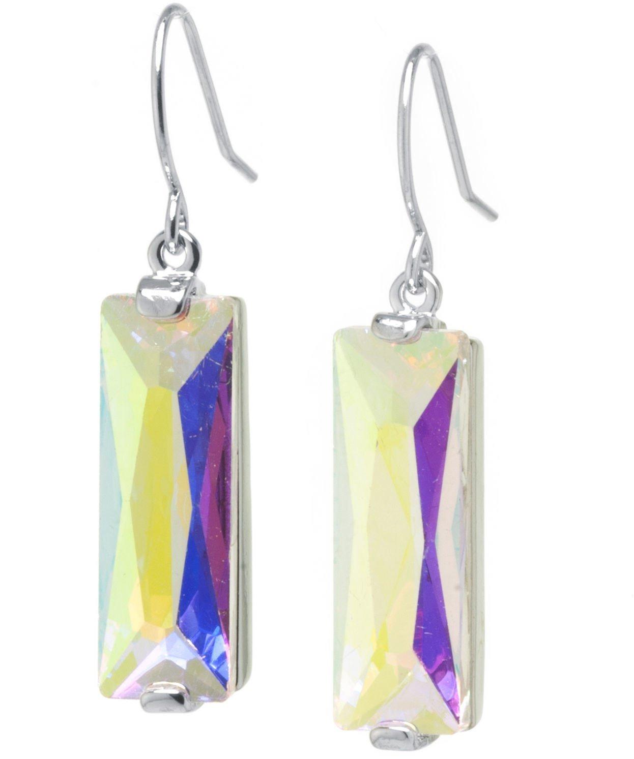 Piper & Taylor Solid Multi-Faceted Drop Earrings