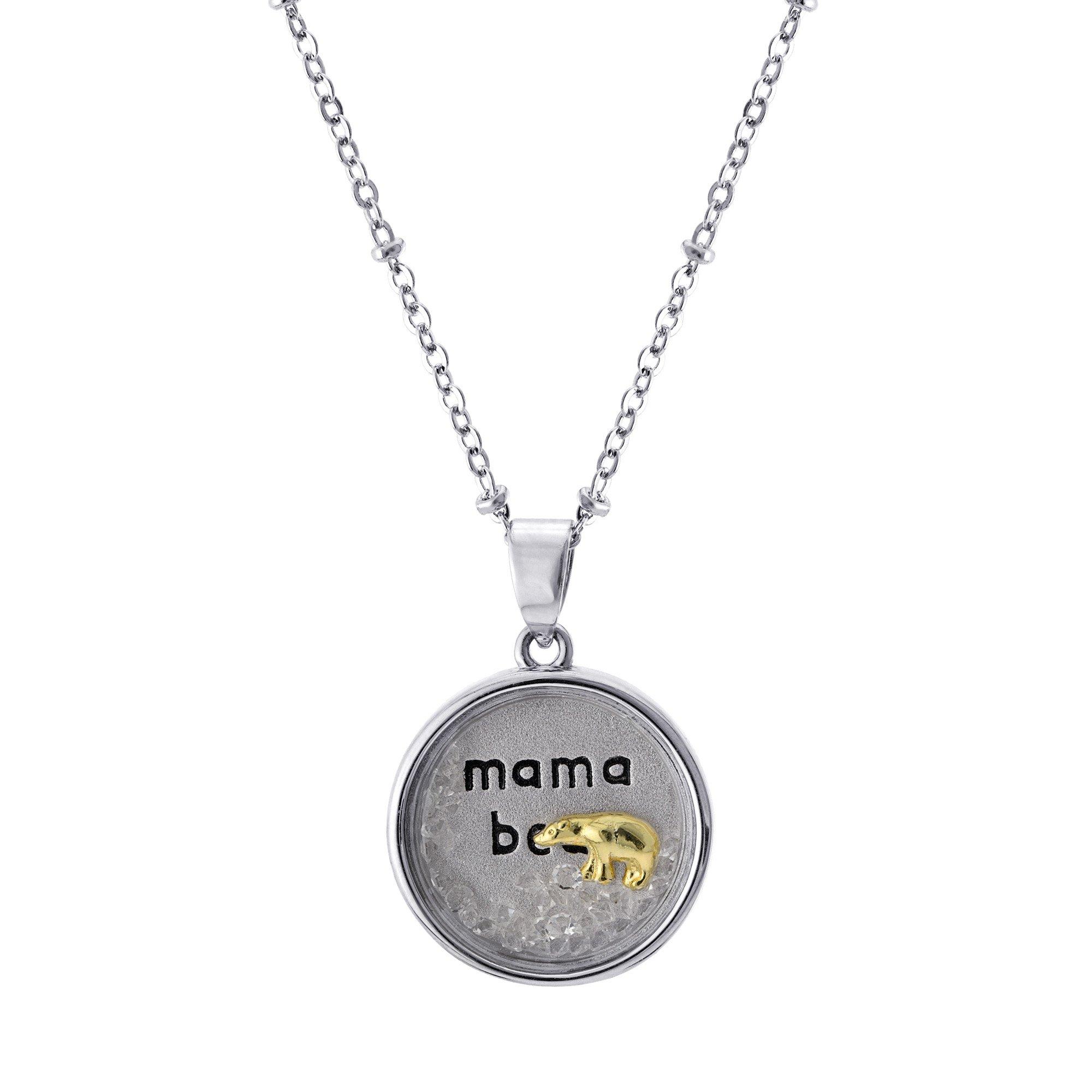 Piper & Taylor Mama Bear Shakey Two-Tone Chain Necklace