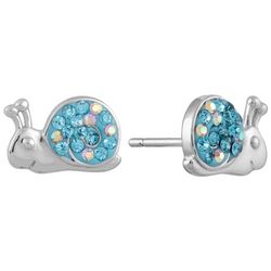 Piper & Taylor Pave Snail Stud Earrings