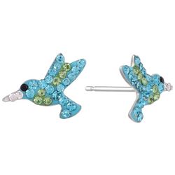 Piper & Taylor Pave Hummingbird Stud Earrings