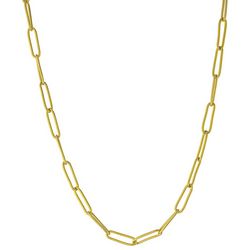 Piper & Taylor Paper Clip Chain Link Necklace