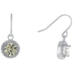 Piper & Taylor Round CZ Pave Earrings
