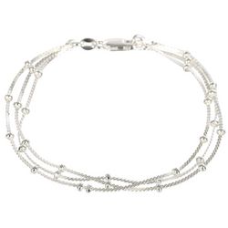 Piper & Taylor 3-Row Chain Bracelet