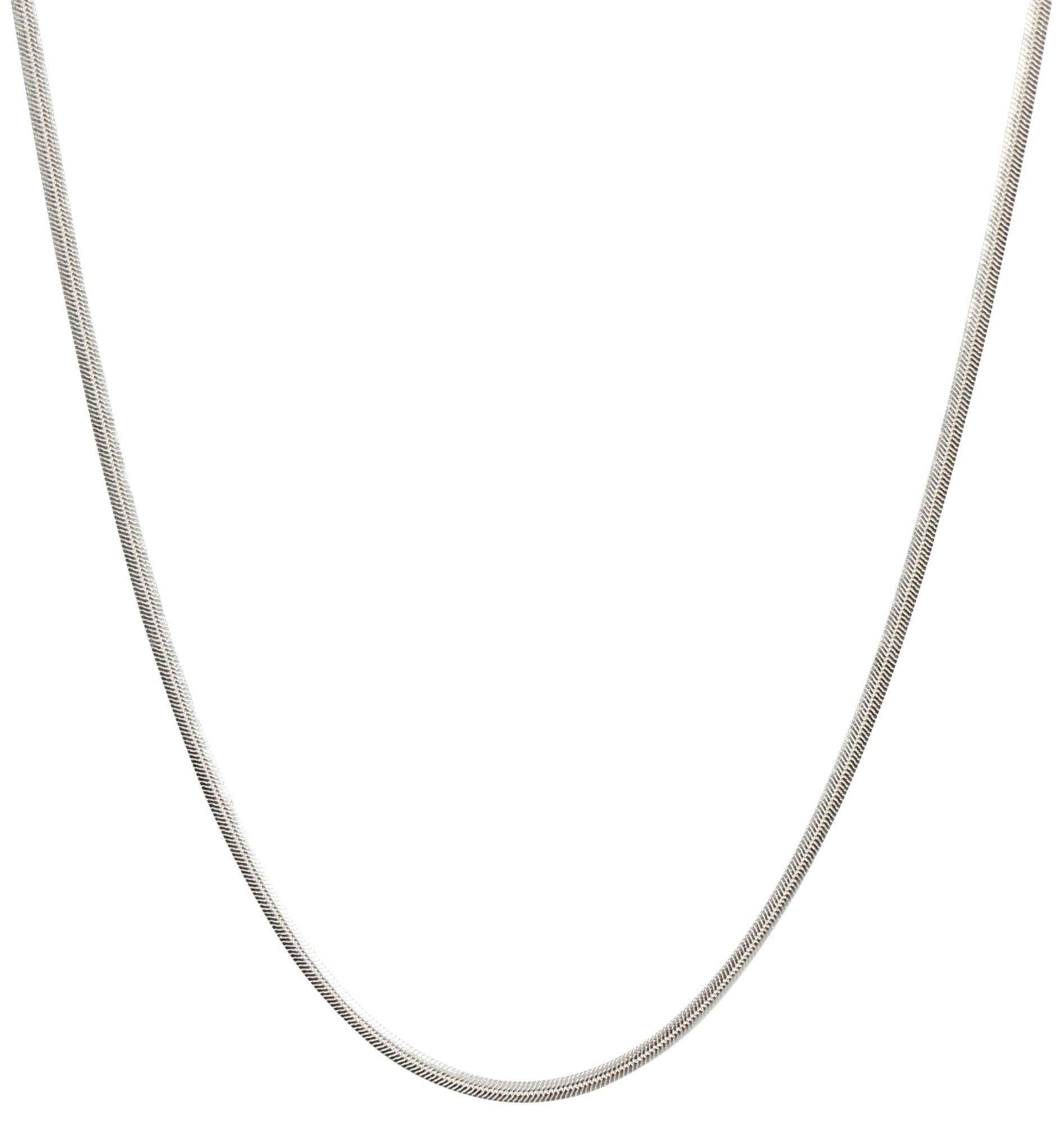 20 In. Flat Snake Chain Necklace