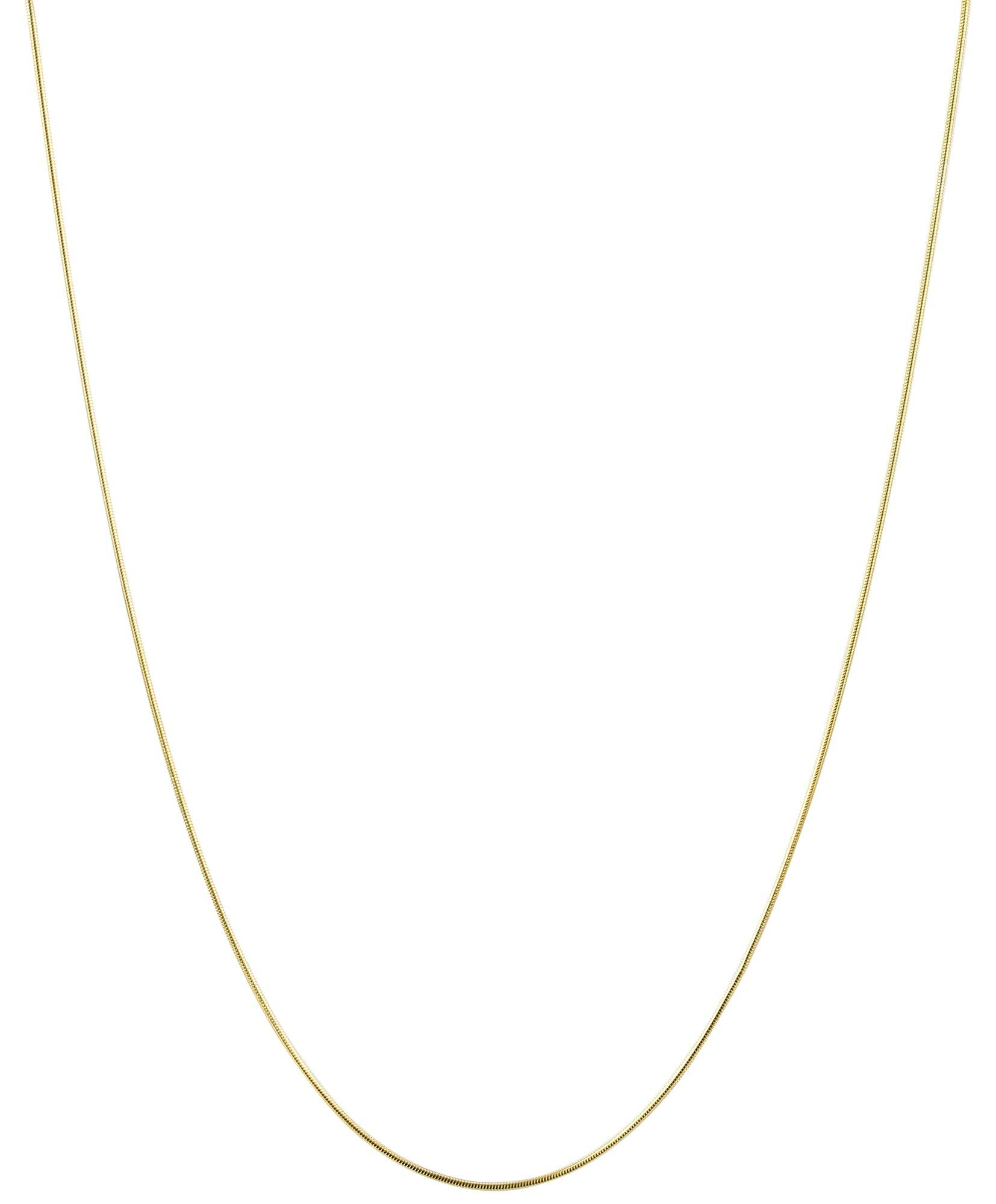 Piper & Taylor 20 In. Gold Plate Snake Chain Necklace