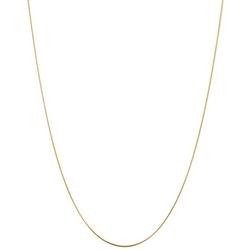 20 In. Gold Plate Snake Chain Necklace