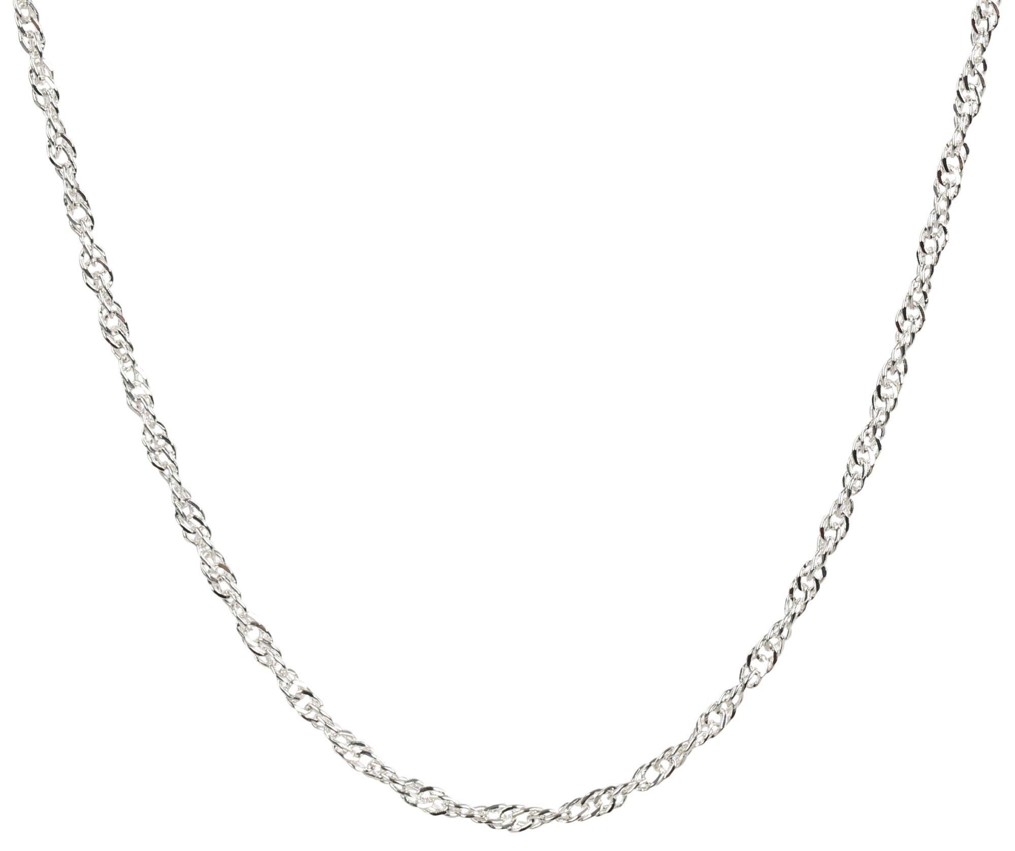 16 In. Twist Chain Necklace