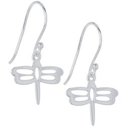 Piper & Taylor Dragonfly Sterling Silver Dangle Earrings
