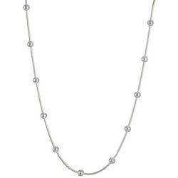 Piper & Taylor 16'' Snake & 4mm Ball Chain Necklace