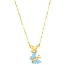 Piper & Taylor Butterfly Pendant Necklace
