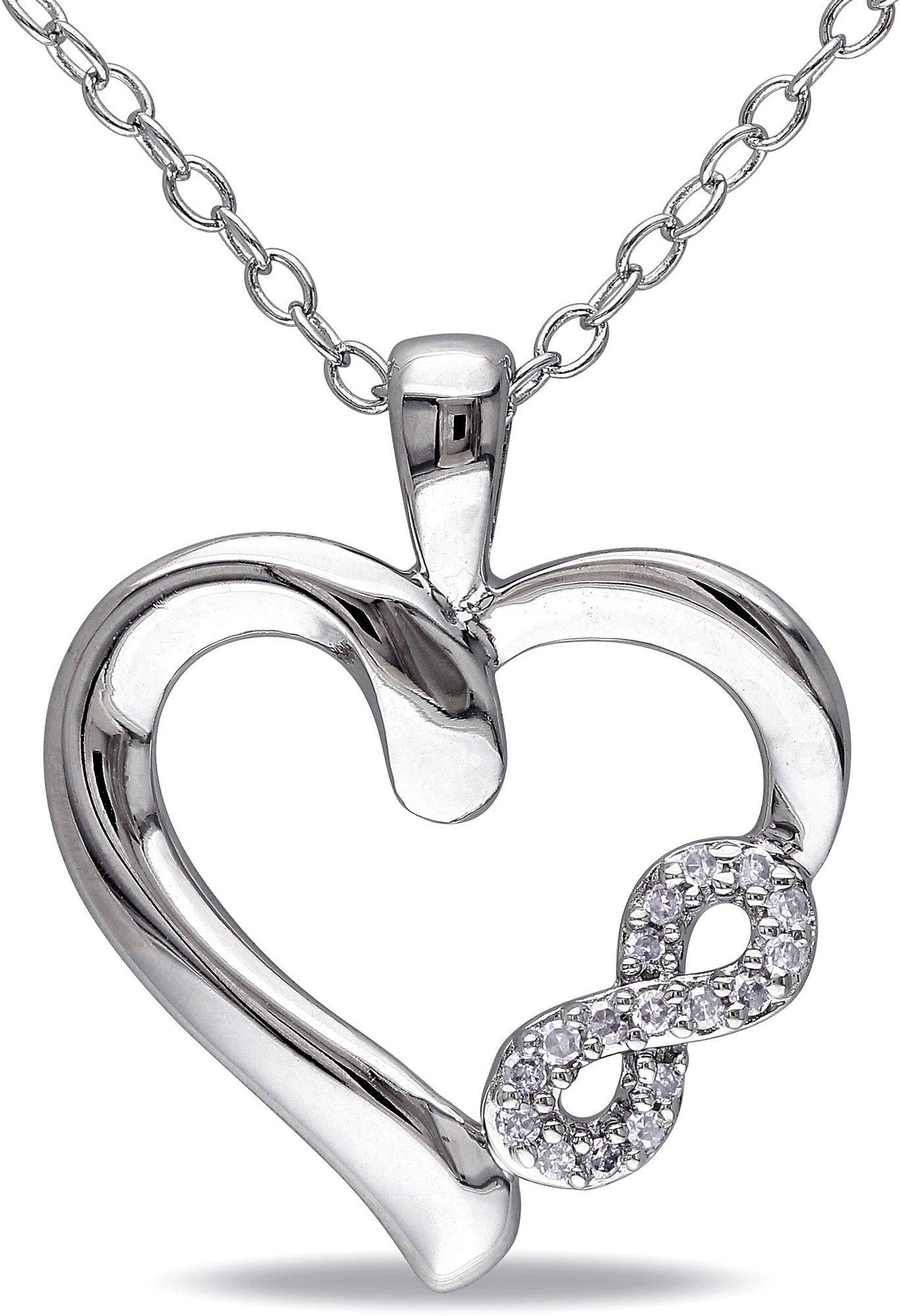 .05-ct. T.W. Diamond Love Forever Necklace