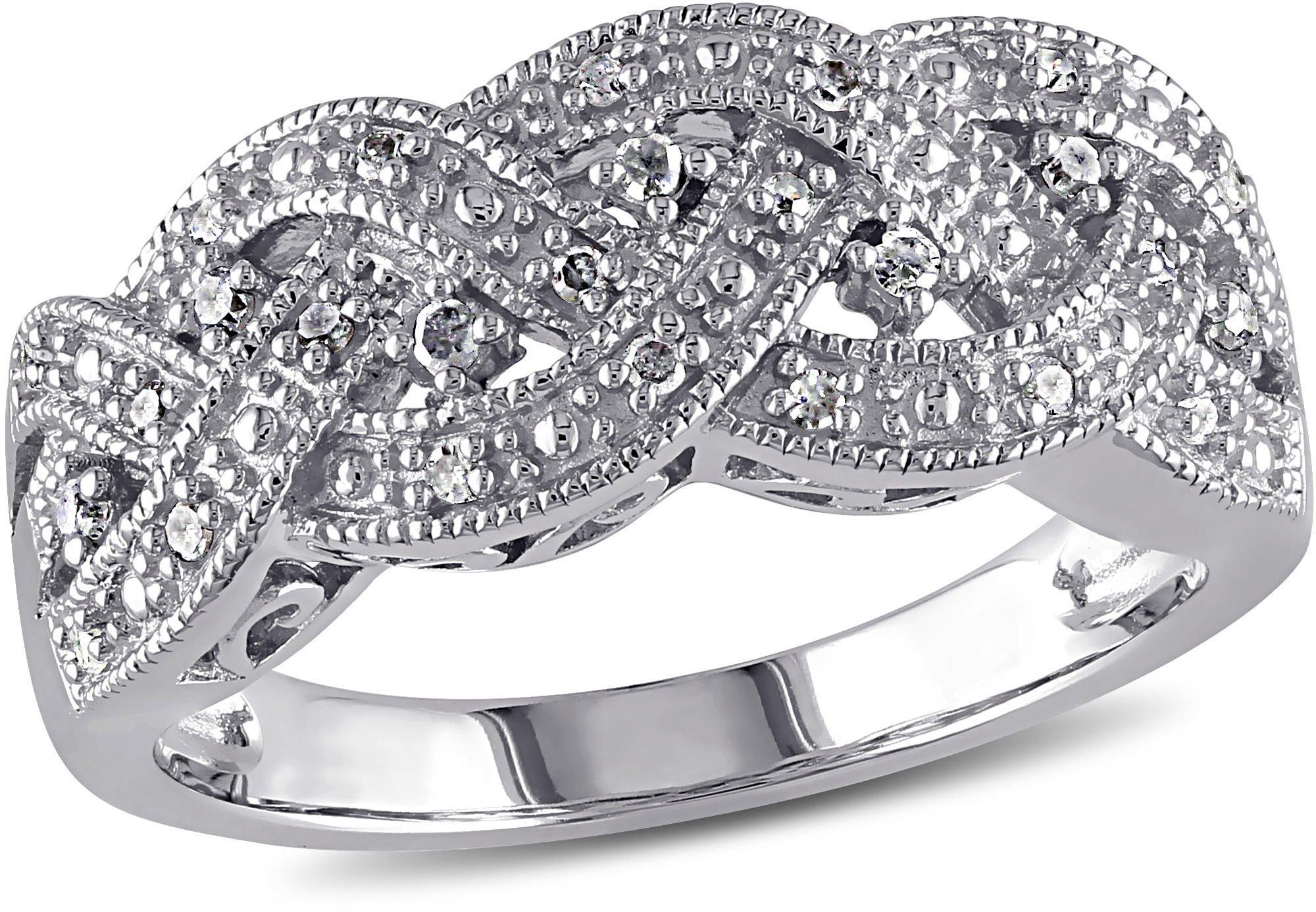 1/8-ct. T.W. Diamond Braid Ring