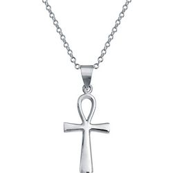 BLING Key of Life Sterling Silver Pendant Necklace