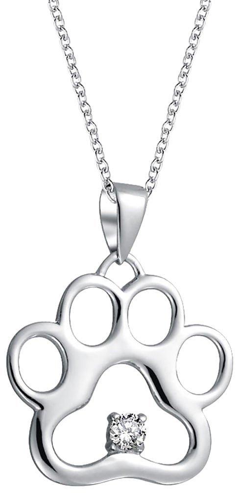 paw print pendant necklace