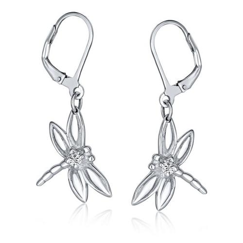 BLING Jewelry Dragonfly Drop Earrings