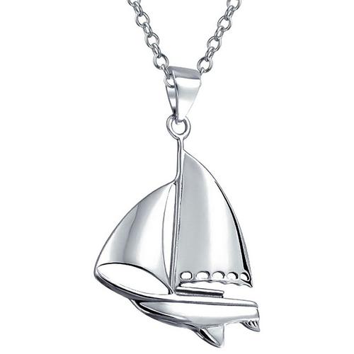 BLING Jewelry Sailboat Sterling Silver Pendant
