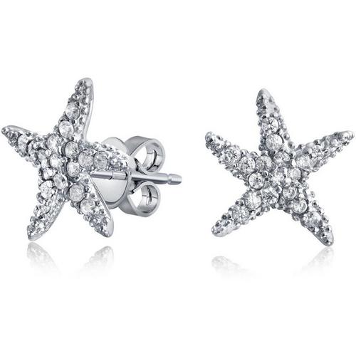 BLING Dancing Starfish Cubic Zirconia Earrings