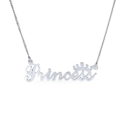 BLING Sterling Silver Princess Necklace