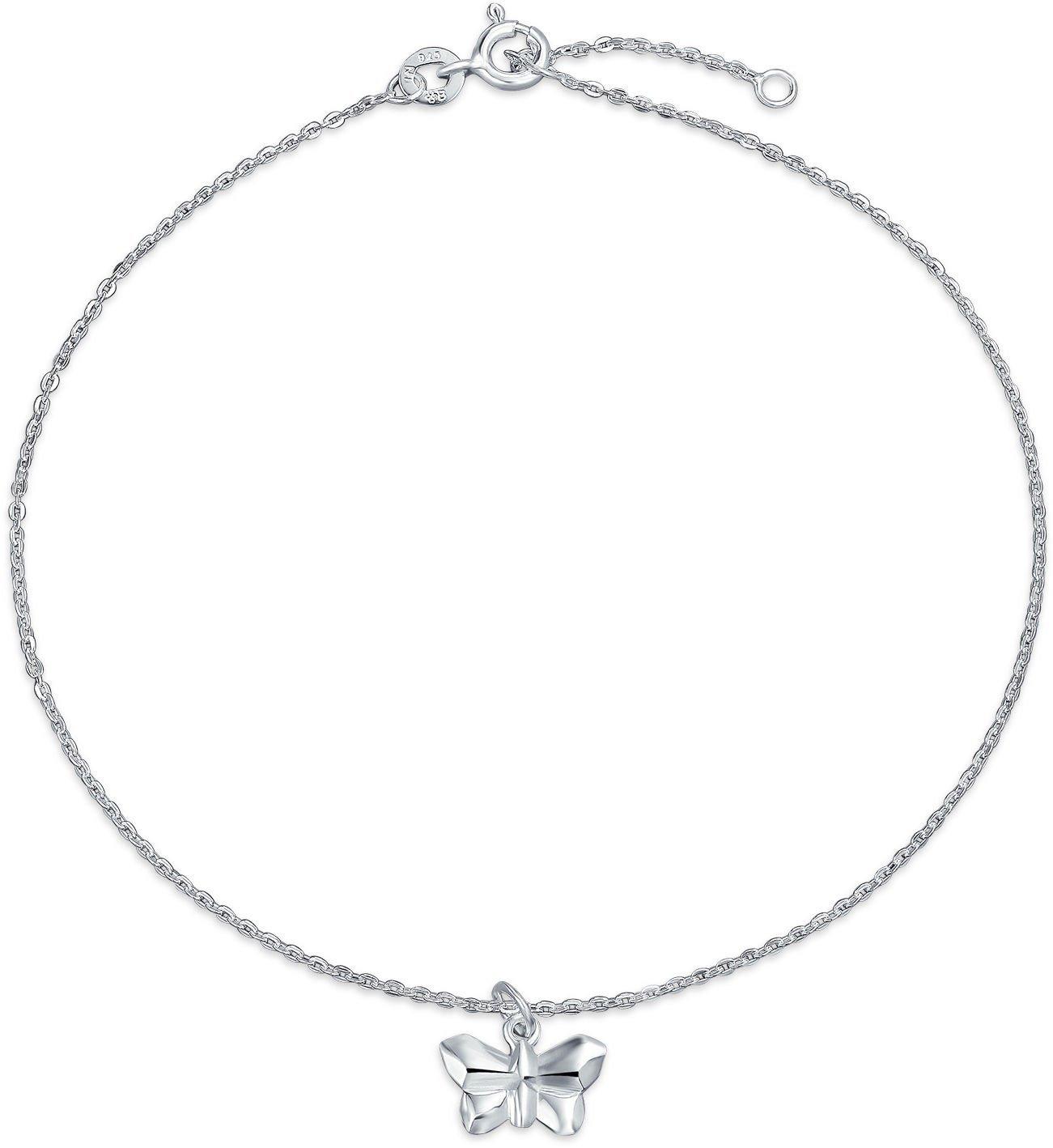 BLING Sterling Silver Origami Butterfly Anklet | Bealls Florida