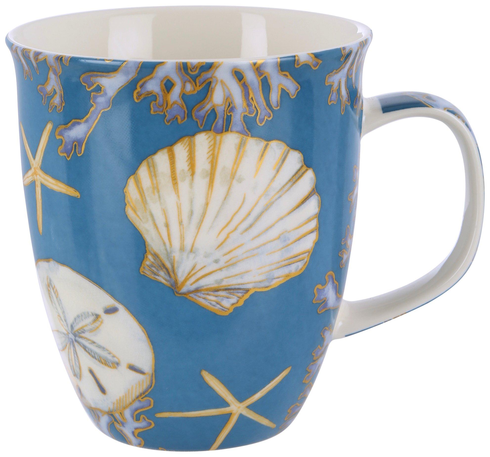 Watercolor Seashells Mug