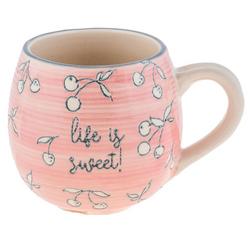 Life Is Sweet Cherry Mug