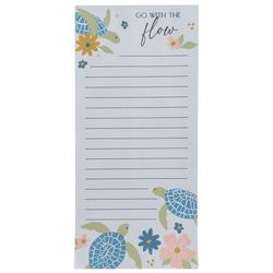 Sea Turtle Long Magnetic Lined Note Pad