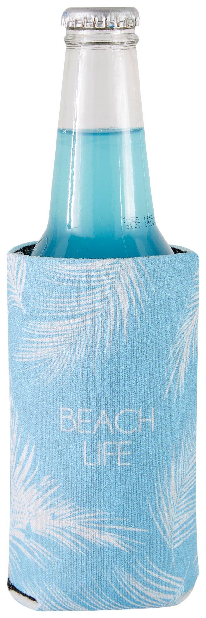 Beach Life Koozie Slim Can Cooler