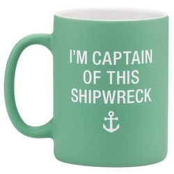 About Face Design I'm Captain Of This Shipwreck Mug