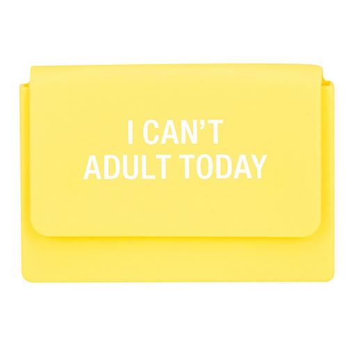 About Face Designs I Can't Adult Silicone Card