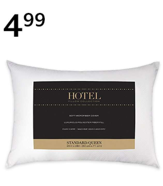 4.99 Hotel bed pillow