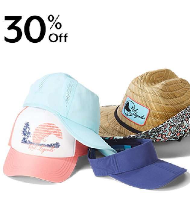 30% off Reel Legends hats for women
